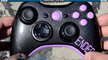 Custom Airbrushed/Painted Xbox 360 Controller | Endermale | ControllerZoo