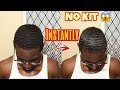 How To Change Your " HAIR TEXTURE " Instantly  | COARSE TO MEDIUM 360  WAVES !!!  [ NATURALLY ] 😱
