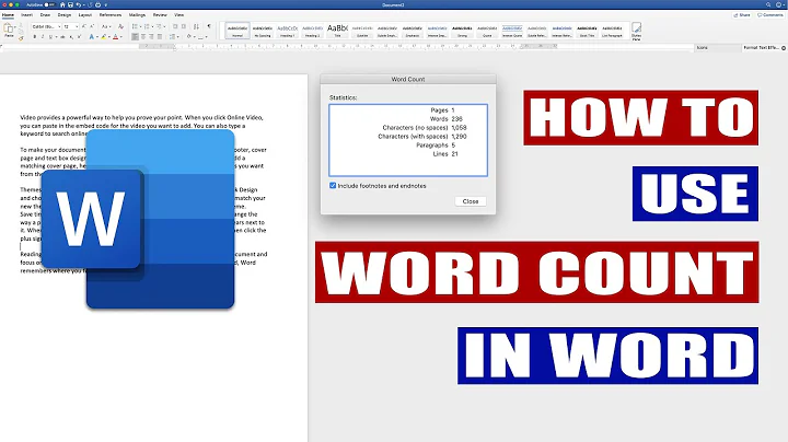 Word Count in Word | Everything you need to know | Microsoft Word Tutorial