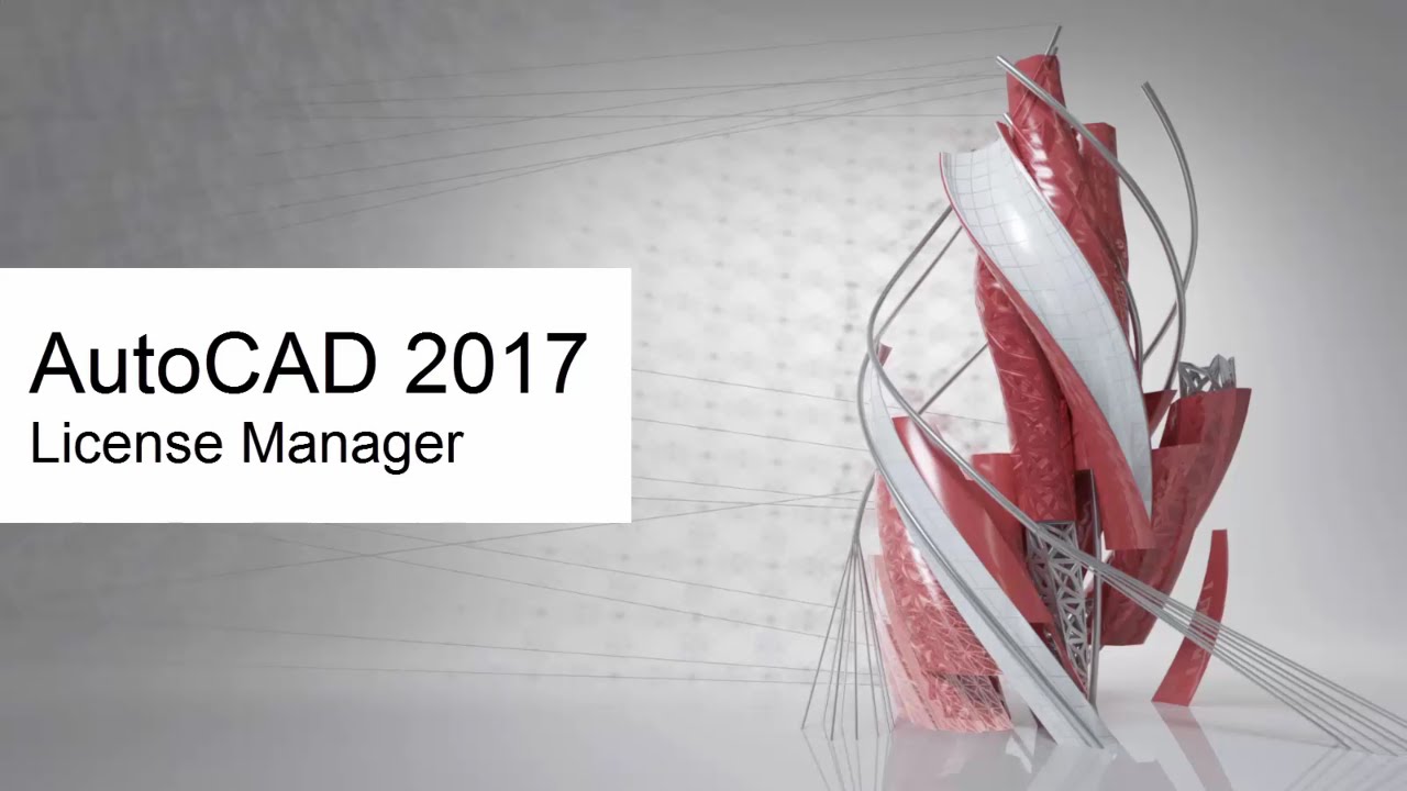 Autocad 2017 License Manager Youtube