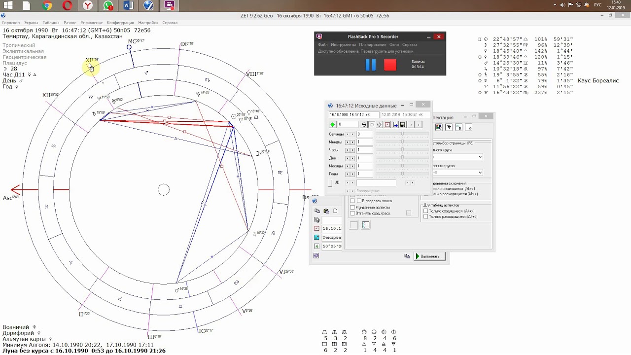 Натальная карта мэрилин монро