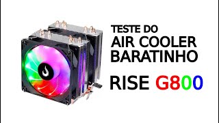 Instalação e teste de qualidade do Air Cooler Rise Mode G800