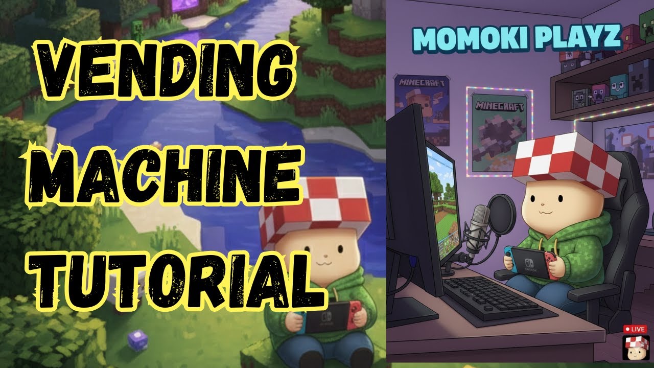 Vending Machine Tutorial How to Make a Vending Machine in Minecraft (Beginner Tutorial!) - YouTube