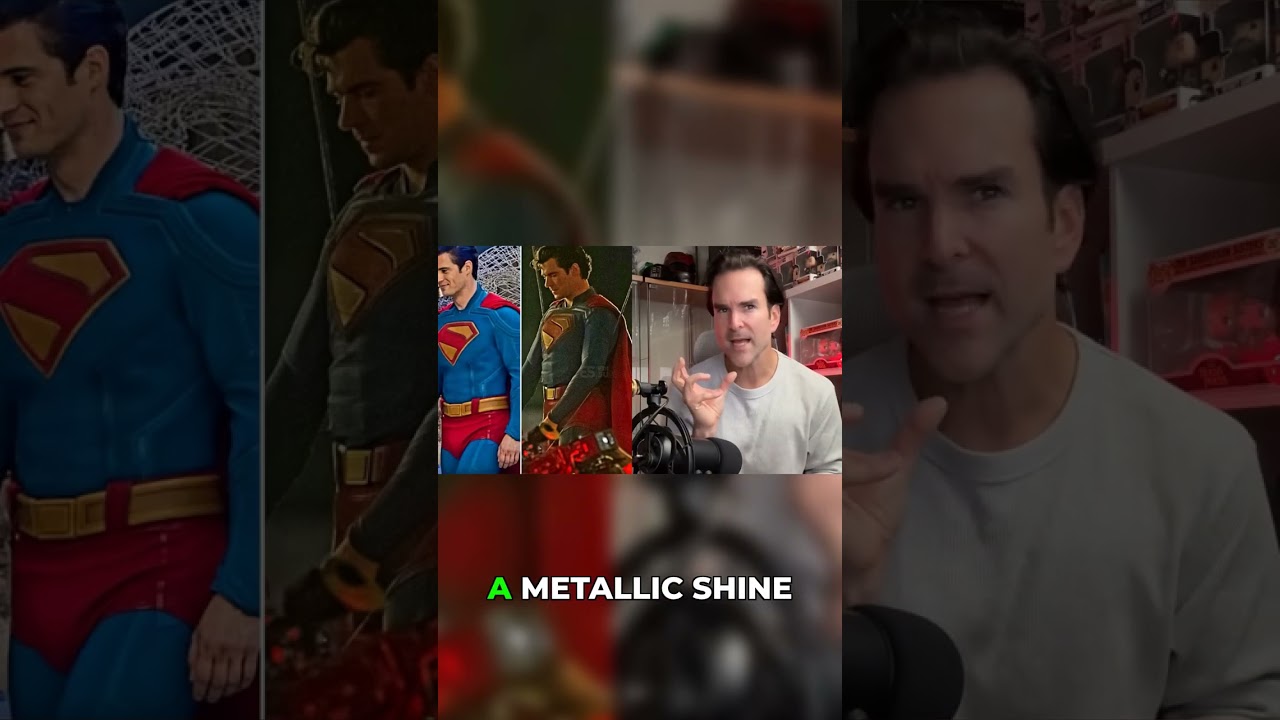 Superman's Shield Gets a Metallic Gold Upgrade!