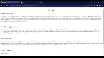 (CI) Tugas Mendemokan Login, Logout, Regster, CRUD, dan Web Service || Pemrograman Web Lanjut
