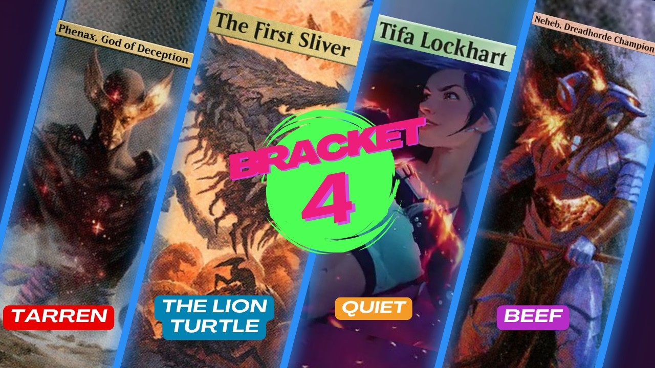 MTG Commander Bracket 4 Gameplay! | Phenax | Neheb | The First Sliver | Tifa | MTG EDH Matchup thumbnail