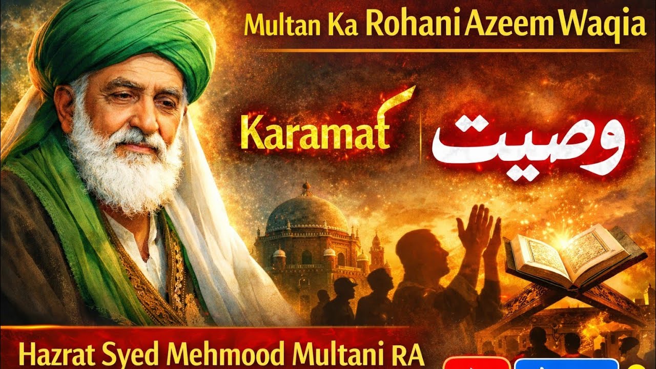 Hazrat Syed Mehmood Multani RA | Multan Ka Rohani Chiragh Aur Imaan ...