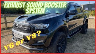 Ford Ranger Wildtrak MODS!  Exhaust Sound Booster  V6 and V8 Noise  KUFATEC SOUND BOOSTER SYSTEM