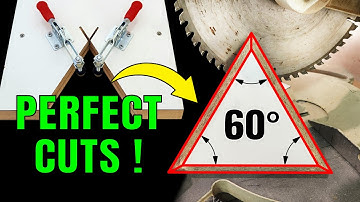 A Must Have JIG! Perfect Triangles & Angles Cutting Using A Miter Saw JIG | XDIY