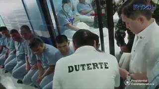 Emotional President Duterte tear eyed after meeting blind solider AFP Medical Center Aug 2
