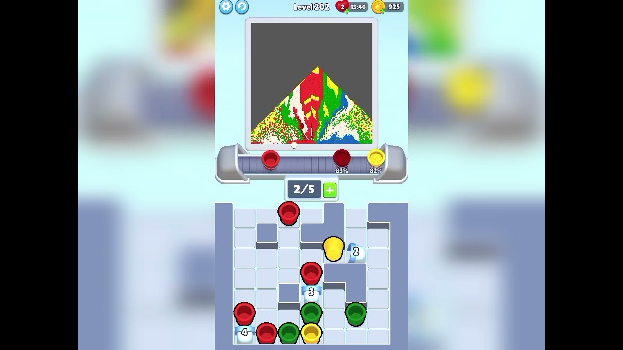 Sand Loop Level 202 Gameplay || sand loop 202 solution walkthrough || sand loop gameplay