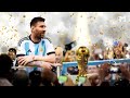 Messi and argentina players crazy celebrations after winning the world cup final against france 2022