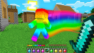 HOW RAREST RAINBOW MAN SPAWN IN MY VILLAGE! Minecraft NOOB vs PRO vs HACKER vs GOD! 100% TROLLING