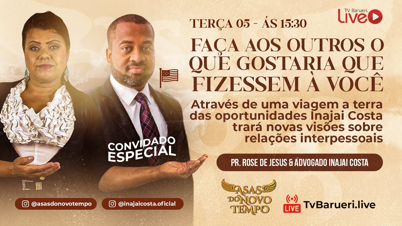 Faça Aos Outros O Que Gostaria Que Fizessem À Você | Asas Do Novo Tempo