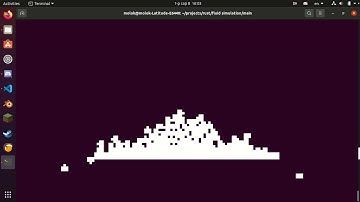 my attempt on ascii fluid dynamics