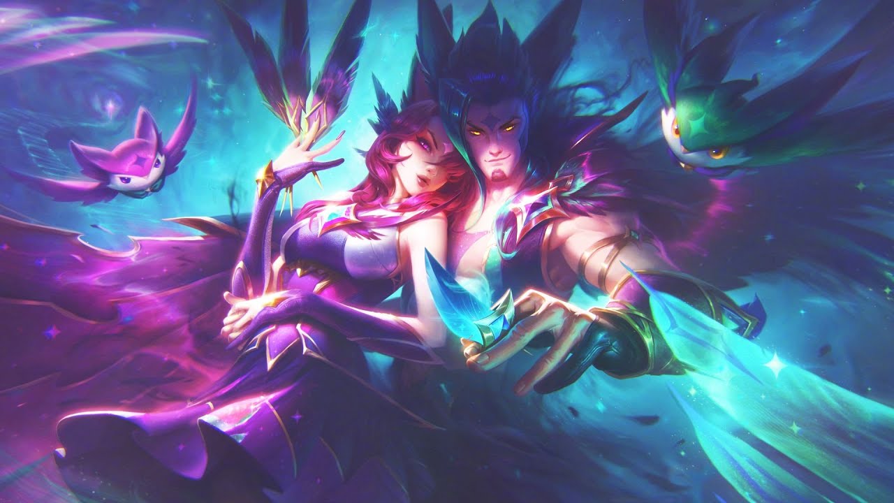 Mesmerizing Love Dance of Star Guardian Xayah & Rakan - Skin Spotlight - League of Legends