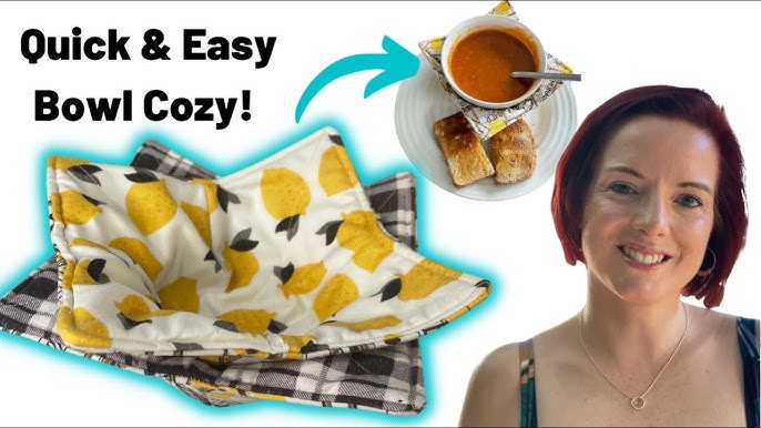 Fast and Easy Soup Bowl Cozy Christmas Gift - Handmade Gift Ideas