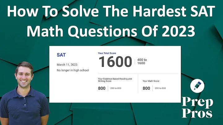 Master the Toughest SAT Math Questions from December 2023