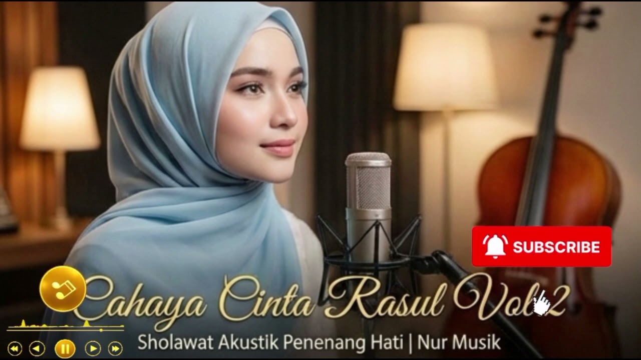✨ Cahaya Cinta Rasul  Vol.2– Sholawat Akustik Penenang Hati | Nur Musik