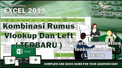 Excel - Kombinasi Rumus Vlookup Dan Left | Tutorial Excel - Part 1