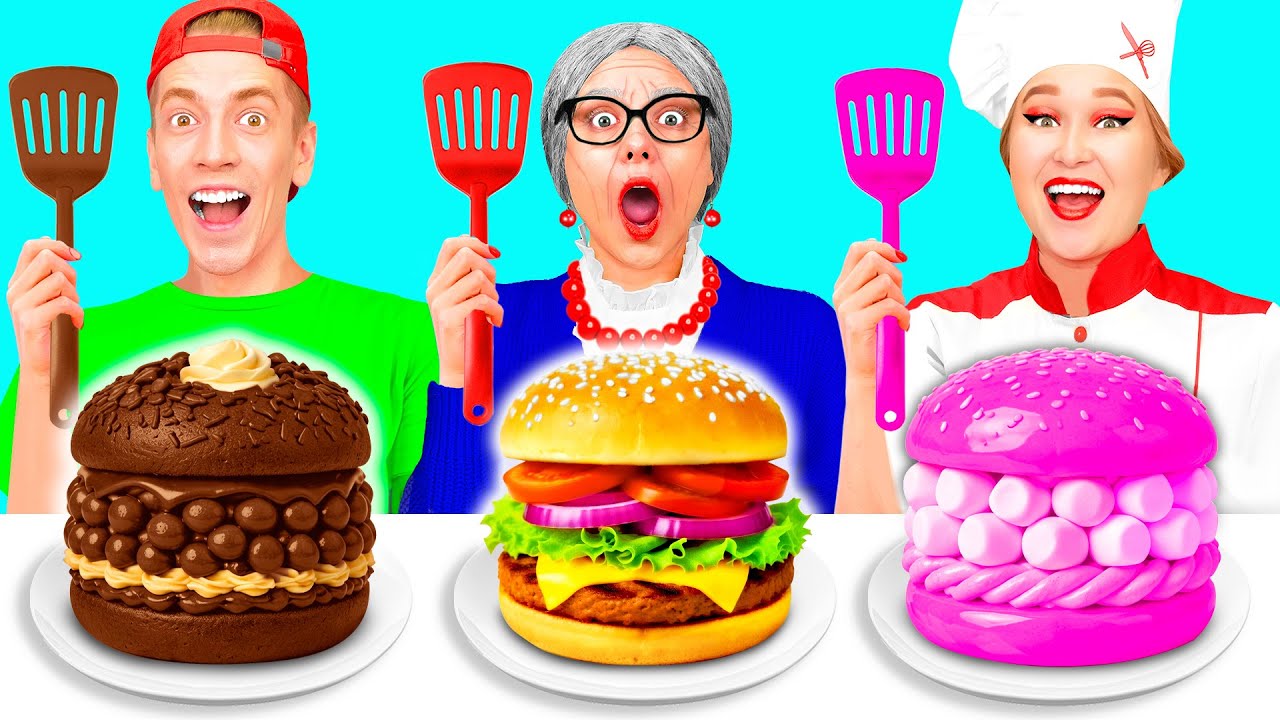 自分 vs おばあちゃんの料理チャレンジ | 壮大なハックとレシピ BooGaGa