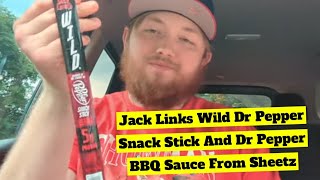 DR PEPPER WILD JACK LINKS SNACK STICK AND DR PEPPER BBQ SAUCE FROM SHEETZ