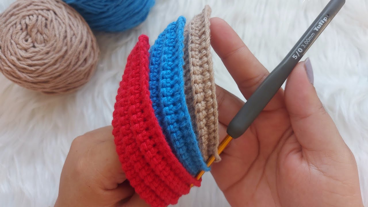 Muy simple! ¡Gran idea con hilo a crochet patrón para principiantes 