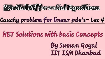 NET SOLUTIONS (2015 and 2018): Cauchy problem for linear pde