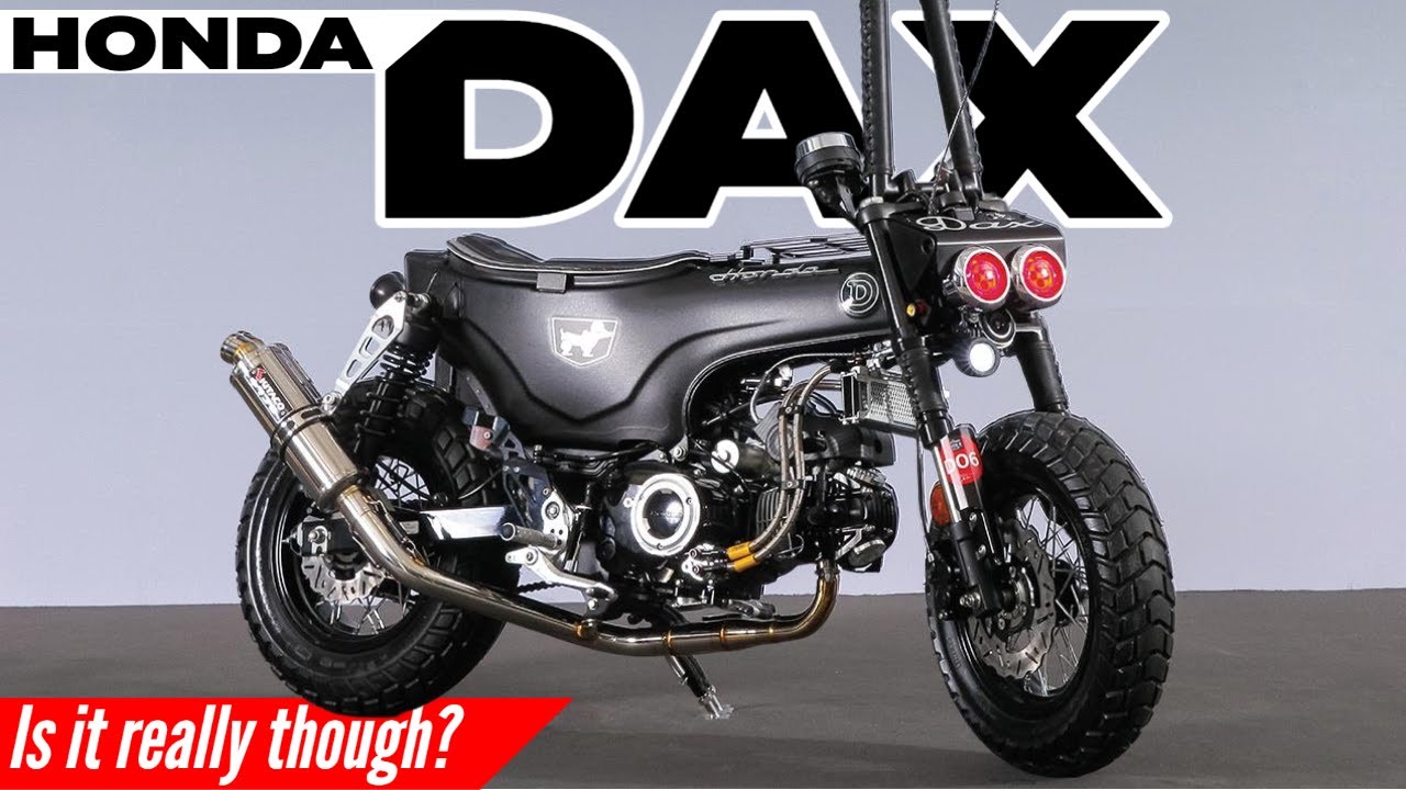 anekdote udsættelse dvs. WILD New 2023 Honda Dax 125 = BIG Motocompo Motorcycle? - YouTube