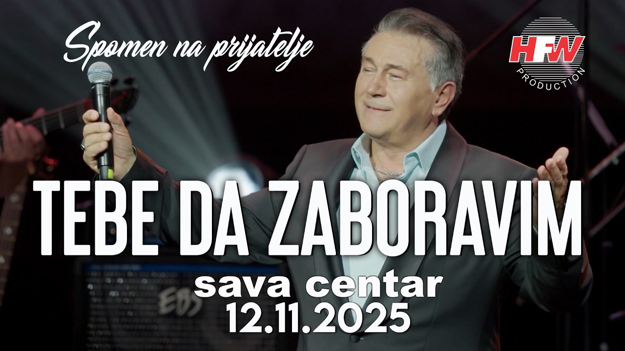 HALID MUSLIMOVIĆ - TEBE DA ZABORAVIM - LIVE - ( 12.11.25. SAVA CENTAR )