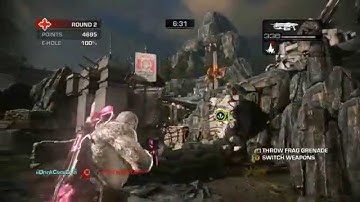 Gears Of War Judgment Overrun - Ranked 4v5 On Island