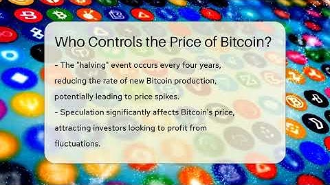 Who Controls the Price of Bitcoin? - CryptoBasics360.com
