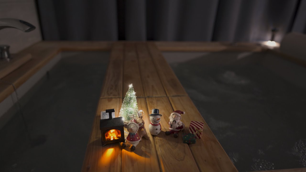 아늑한 온천 스파 asmr | 보글보글 욕조 물속 소리 | 목욕탕 분위기