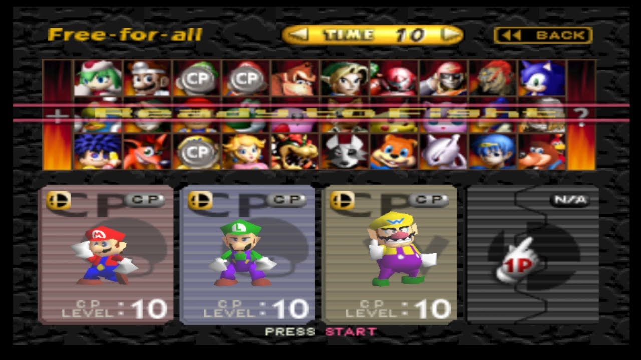 Smash Remix: Mario Vs. Luigi Vs. Wario (Level 10 Hard CPU Battle!)
