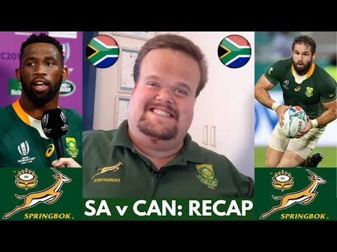 Springboks vs Canada RECAP | Rugby World Cup 2019 Springboks vs Canada RECAP | Rugby World Cup 2019 Thumbnail