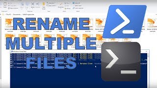 how to rename multiple files in windows