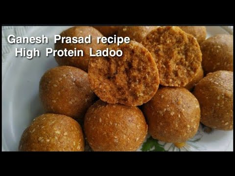 Ganesh Best Prasad Recipe - High protein ladoo with jaggery - Sweet dish for ganpati