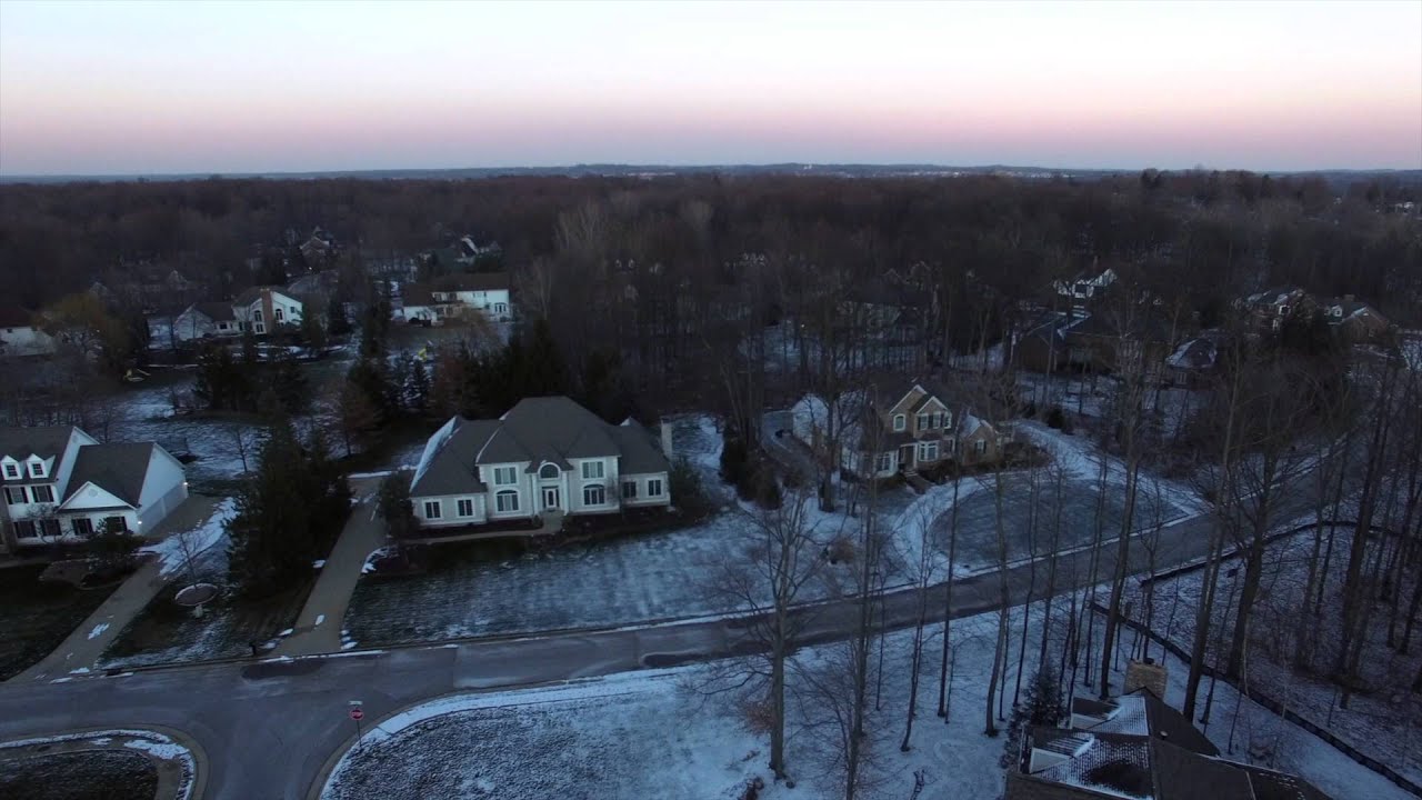 Winter Sunset Over Wessington (2) YouTube