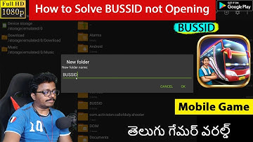 How to solve BUSSID not opening Folder issue | Bus Simulator Indonesia in Telugu Gamer World