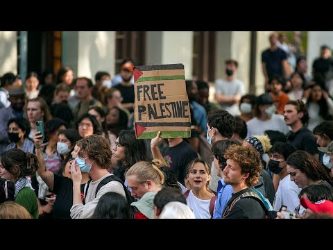 U.S. campuses collide with police in protests against war in Gaza