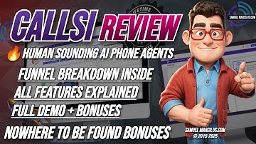 CALLSI Review: 24 Hours AI Phone Agents! 🔴 CALLSI Review + DEMO + OTO + BONUS 🔴 CALLSI Review