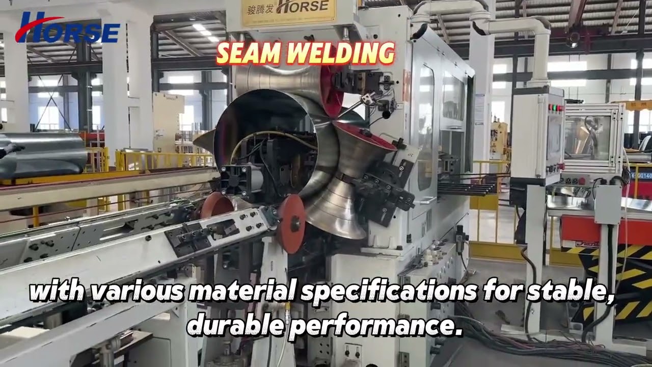 Horse Customized Steel Drum Welding Line - Precision & Efficiency