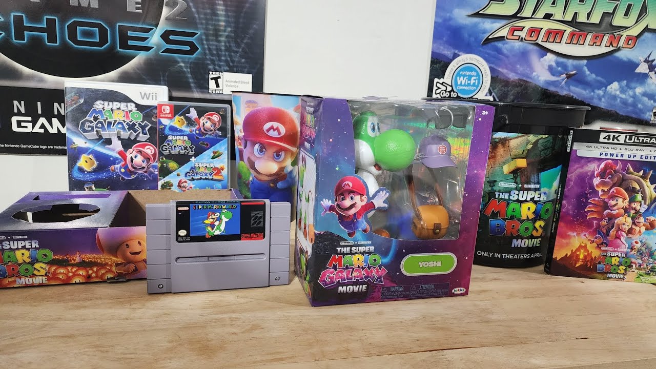 The Super Mario Galaxy Movie: Jakks Pacific Yoshi Figure - Unboxing!!!!!