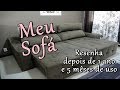 SOFÁ CONNECT RETRÁTIL E RECLINÁVEL- SUEDE AMASSADO DE 4 LUGARES- RIFLETTI ESTOFADOS | DAI SINIS