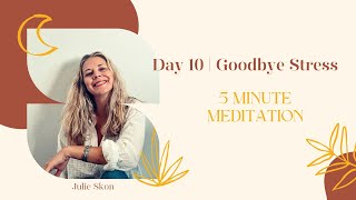 Day 10: Goodbye Stress | 30-Day 5-minute Meditation Challenge