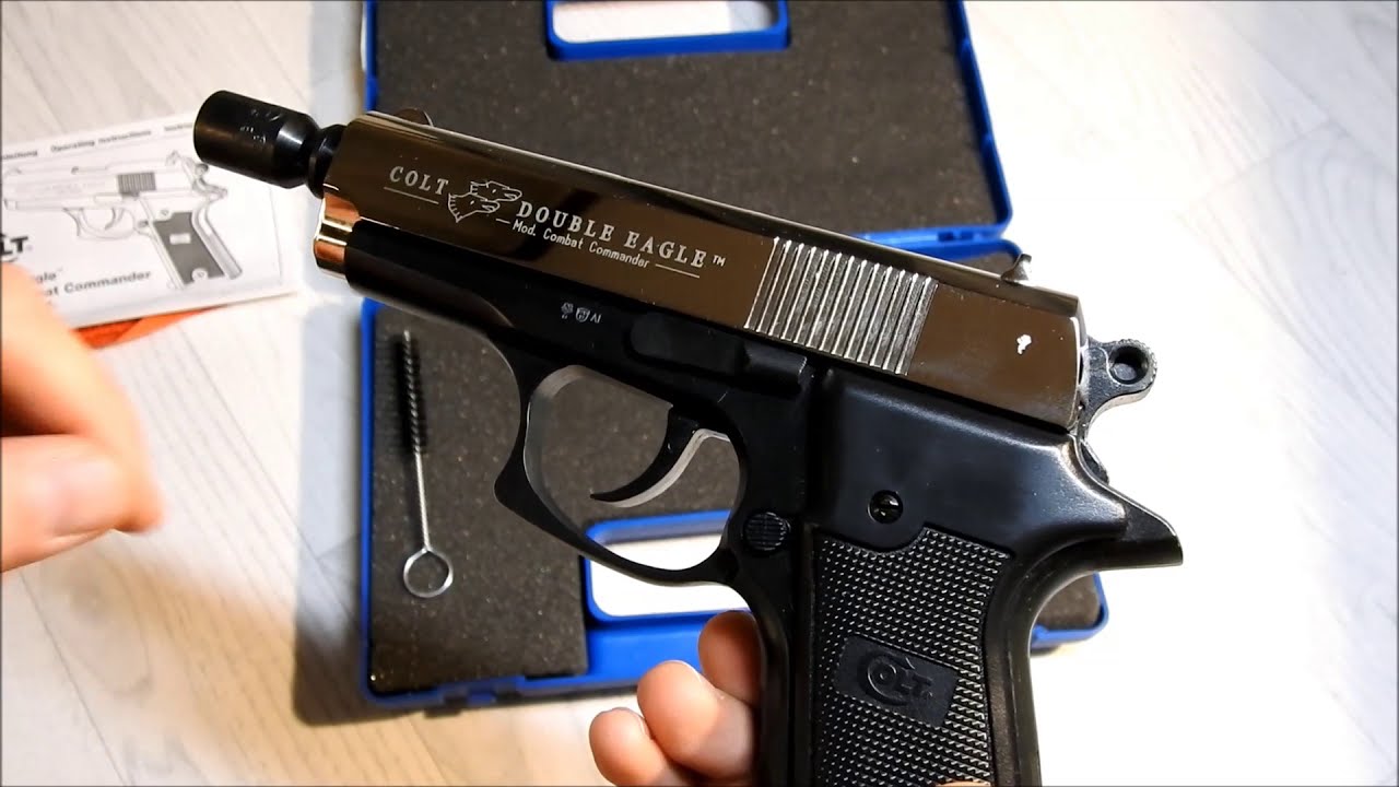 Colt Double Eagle CC // 9mm PAK // Blank Firing Pistol Review