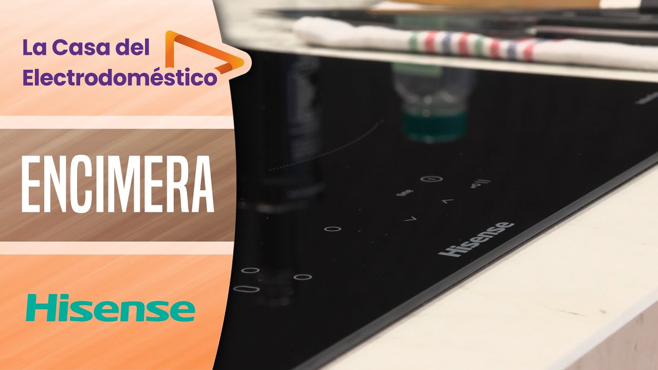 🌡HISENSE ENCIMERA de INDUCCIÓN I6337C -  Color negro, 3 zonas, rapid boil, 7100w.