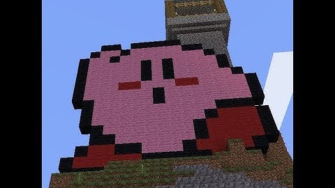 Kirby Pixel Art Build Timelapse