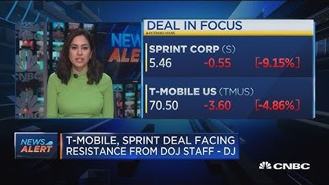 T-Mobile, Sprint deal unlikely in current form: DOJ