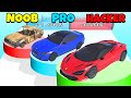 Noob vs pro vs hacker  get the supercar 3d